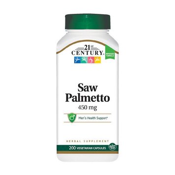 Со пальметто 21st Century Saw Palmetto 450 mg 200 капсул