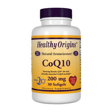 Коэнзим Q10 Healthy Origins CoQ10 200 mg 30 капс