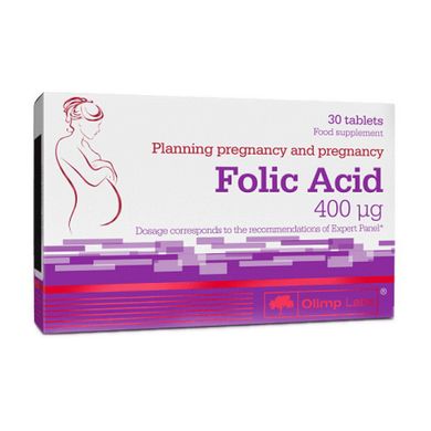 Фолієва кислота Olimp Folic Acid (30 табл)