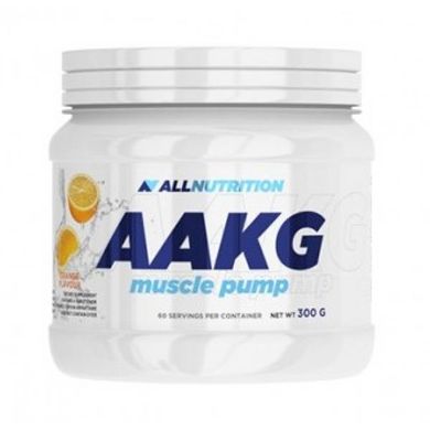 L-аргинин альфа-кетоглютарат AllNutrition AAKG Muscle Pump (300г) аакг Orange