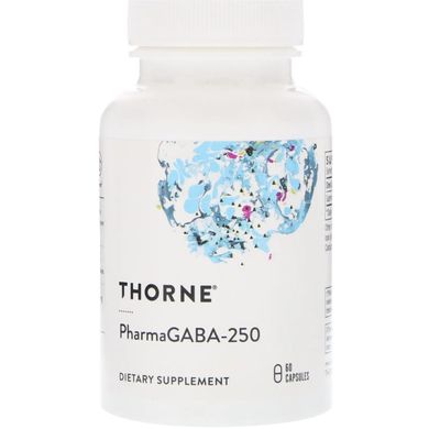 ГАМК Гамма-аминомасляная кислота Thorne Research (PharmaGABA-250) 60 капсул