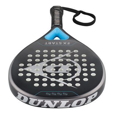 Ракетка для паделю DUNLOP FX START GUN METAL/CYAN/METALLIC SILVER