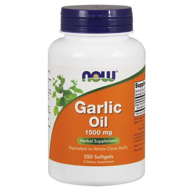 Экстракт чеснока NOW Garlic Oil 250 капс