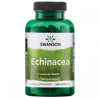 Ехінацея Swanson Echinacea 400 mg 100 капсул