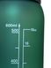 Пляшка для води CASNO 600 мл KXN-1196 Зелена з соломинкою