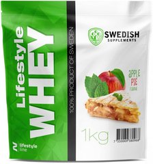 Сывороточный протеин изолят Swedish Supplements Lifestyle Whey 1000 грамм apple pie