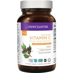 Ферментований Вітамін С, New Chapter, Fermented Vitamin C, 60 таблеток