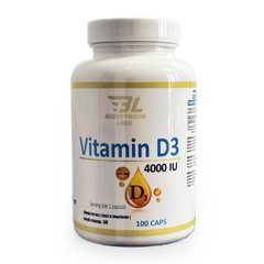 Вітамін Д3 Bodyperson Labs Vitamin D3 4000iu 100 капсул