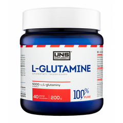 Глютамин UNS 100% Pure L- GLUTAMINE 200 г Pure