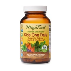 Дитячі щоденні вітаміни Kids One Daily, MegaFood, 60 таблеток