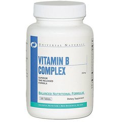 Комплекс вітамінів групи Б VITAMIN Universal B-COMPLEX (100 таб)