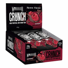 Фитнес батончики Warrior Crunch, High Protein, Low Sugar Bar 12x64 г Raspberry Dark Chocolate