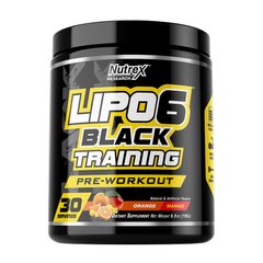 Передтренувальний комплекс Nutrex Lipo 6 Black Training Pre-Workout (204 г) tropical punch
