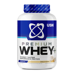 Сироватковий протеїн концентрат USN Whey+ Premium Protein 2000 г vanilla