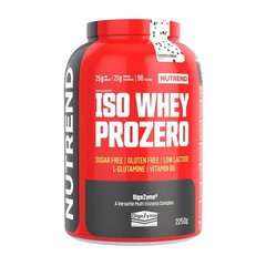 Сывороточный протеин изолят Nutrend Iso Whey Prozero 2250 г cookies & cream