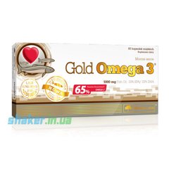 Голд омега 3 Olimp Gold Omega 3 Plus 60 капс рыбий жир