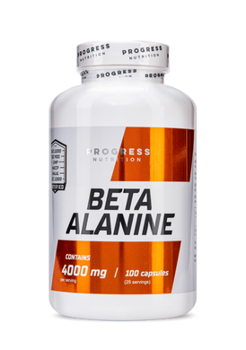 Бета аланін Progress Nutrition Beta Alanine 4000 100 капсул