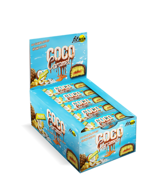 Кокосові батончики FitWin Coco Caramel 20x40 г Pineapple