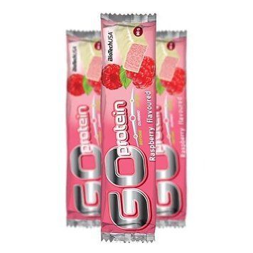Протеїновий батончик BioTech Go Protein Bar 80 г raspberry