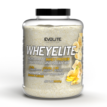 Сывороточный протеин Evolite Nutrition WheyElite 2000 г banana