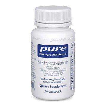 Вітамін В12 метилкобаламін Pure Encapsulations Methylcobalamin Vitamin B12 1000 мкг 60 капсул