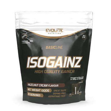 Гейнер для набора массы Evolite Nutrition IsoGainz 1000 г hazelnut cream
