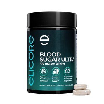 Контроль сахара Elicore Labs Blood Sugar Ultra 60 Капсул