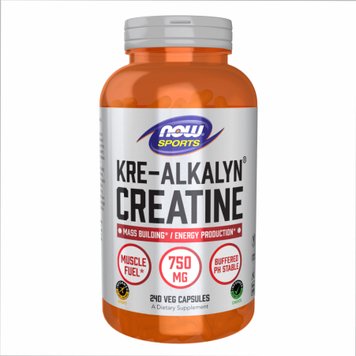 Креалкалін Now Foods Kre-Alkalyn(R) Creatine 750 mg 240 капсул