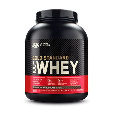 Сироватковий протеїн ізолят Optimum Nutrition 100% Whey Gold Standard 1760 грам Подвійний шоколад