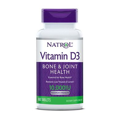 Витамин д3 Natrol Vitamin D3 10000 IU 60 таблеток