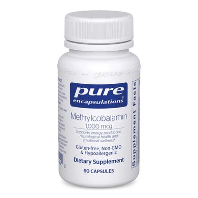 Вітамін В12 метилкобаламін Pure Encapsulations Methylcobalamin Vitamin B12 1000 мкг 60 капсул