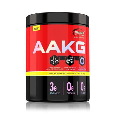 L-аргінін альфа-кетоглютара Genius Nutrition AAKG 200 грам