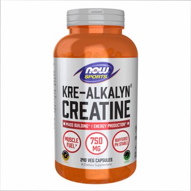 Креалкалін Now Foods Kre-Alkalyn(R) Creatine 750 mg 240 капсул
