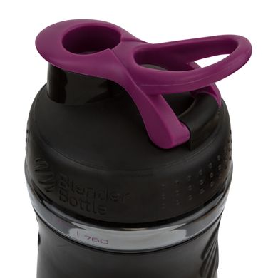 Спортивна пляшка-шейкер BlenderBottle SportMixer 20oz/590ml Black/Plum (ORIGINAL)