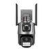 Поворотная уличная 4G камера видеонаблюдения V380-V21 8MP с сиреной и ночным видением 360&deg; обзор