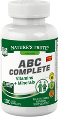 Комплекс витаминов и минералов Nature's Truth ABC Complete Vitamins + Minerals 100 каплет