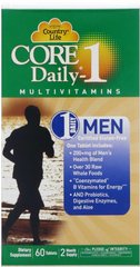 Вітаміни для чоловіків Country Life Core Daily Multivitamins for men 60 капсул