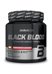 Передтренувальний комплекс BioTech Black Blood NOX + (330 г) blueberry-lime