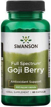 Вовча ягода Swanson Goji Berry 500 mg 60 капсул