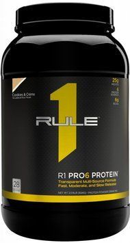 Сывороточный протеин изолят R1 (Rule One) Pro 6 Protein 924 г Печенье крем