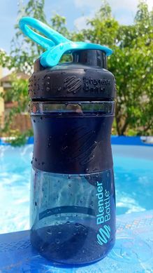 Спортивна пляшка-шейкер BlenderBottle SportMixer 20oz/590ml Black/Teal (ORIGINAL)