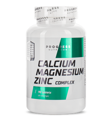 Кальций магний цинк Progress Nutrition Calcium Magnesium Zinc 90 таблеток
