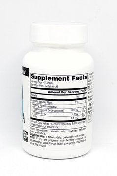 Хлорелла 500мг, Source Naturals, 100 таблеток