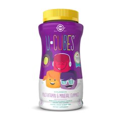 Детские витамины Solgar U-Cubes Children's Multi-Vitamin & Mineral 120 мармеладок