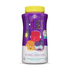 Вітаміни для дітей Solgar U-Cubes Children's Multi-Vitamin & Mineral (60 жувачек)