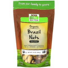 Бразильский орех сырой Now Foods (Brazil Nuts Real Food) 284 г