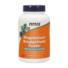 Магний бисглицинат Now Foods Magnesium Bisglycinate Powder (227 г) нау фудс pure