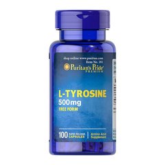 Л-Тирозин Puritan's Pride L-Tyrosine 500 mg (100 капс) пуританс прайд