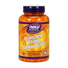 БЦАА NOW Branched Chain Amino Acids 240 капс нау
