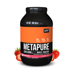 Сироватковий протеїн ізолят QNT Metapure ZC Isolate 908 грам Полуниця